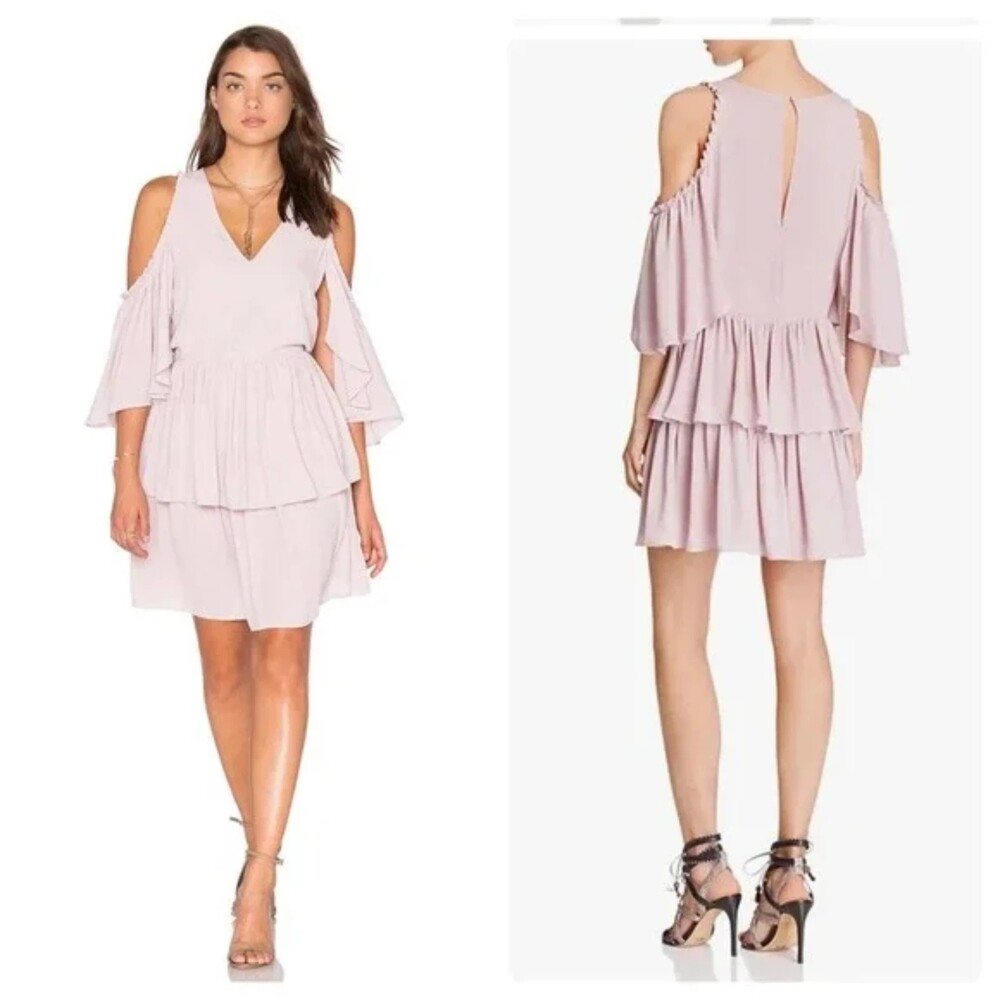Rebecca Minkoff Lavender Roberta Tiered Dress